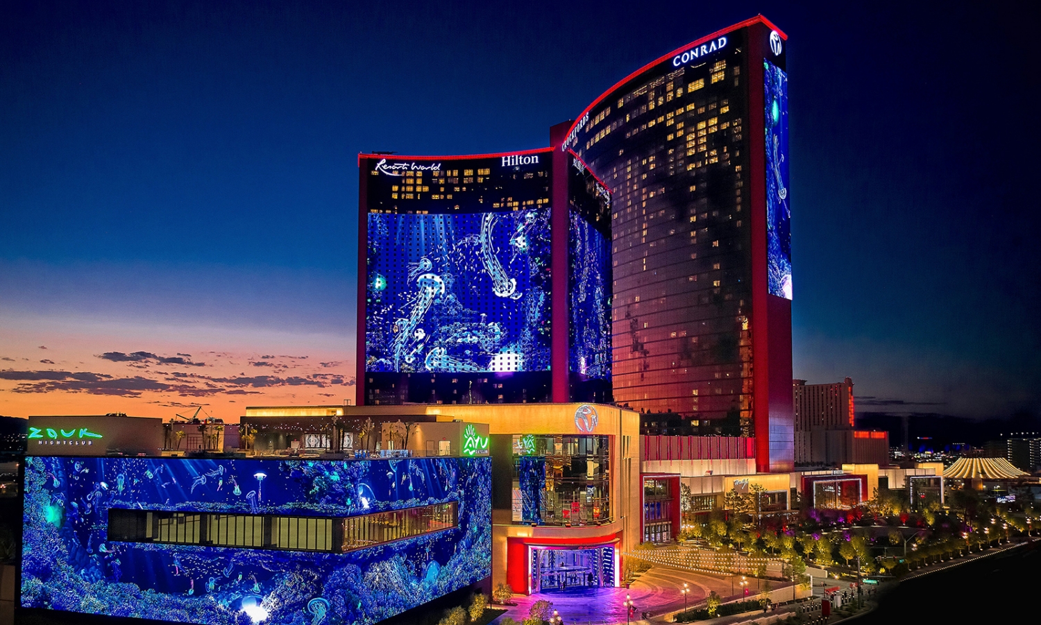 Hilton Conrad-Resorts-World-Las-Vegas-Exterior2_WF - Wayfarer