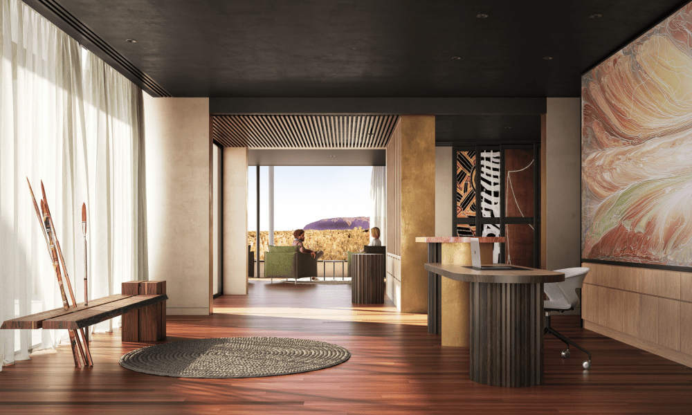 Main lodge render